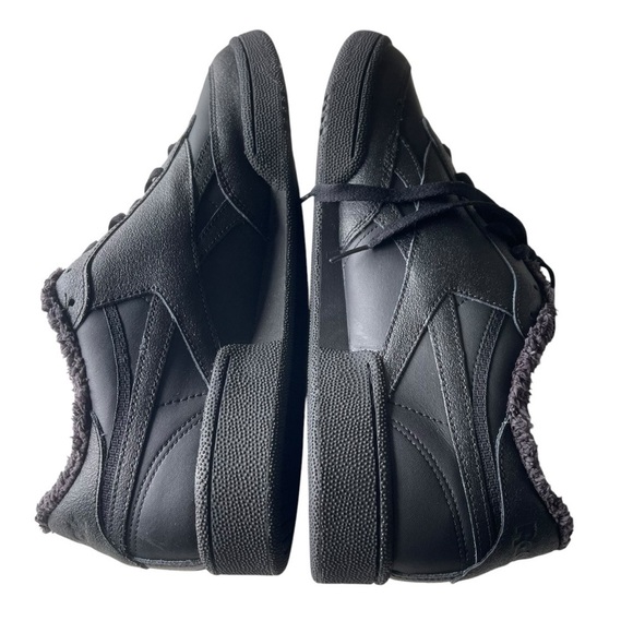 Reebok Men's Club C 85 Revenge Sneaker black Sherpa lined size 13 New - Picture 2 of 10